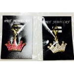 Rhinestone Crown Charm